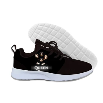 

2019 New Fashion For Men and Women England Rock Music Band Queen Casual Breathable Shoes Unisex Lightweight Sneakers