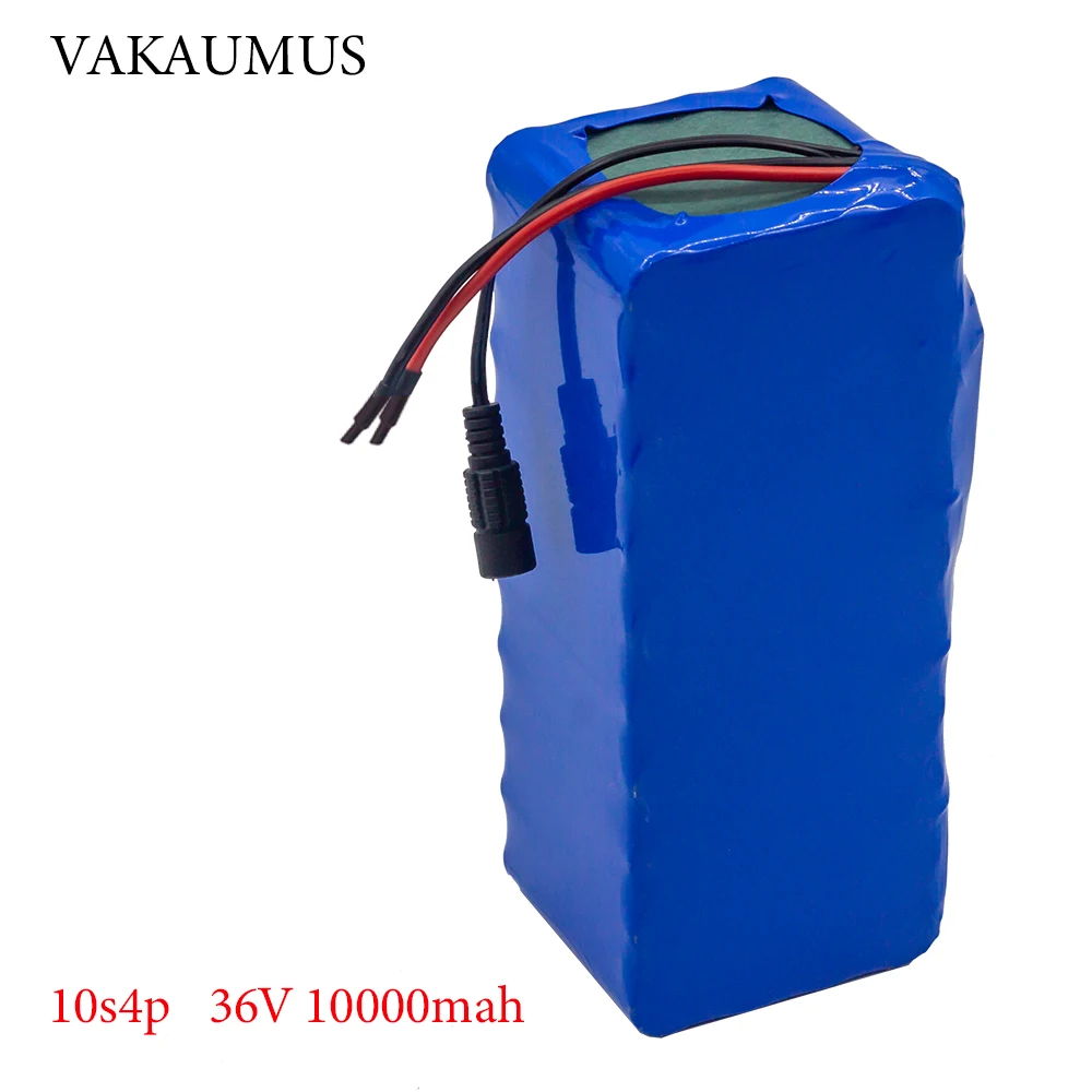 10S4P 36V 10AH Battery Pack Lithium Boat Electric Bicycle Golf Cart Scooter Tractor 36V Rechargeable Battery Charger Li-Ion