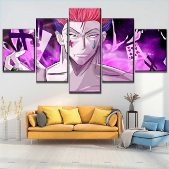 

Modern Prints Modular Canvas Painting Poster 4 Panel Sunset Landscape Artistic Psychedelic Motorcycle Road Wall Art Home Decor