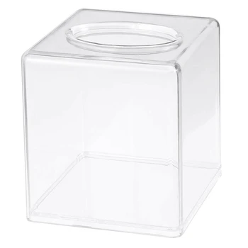 

Square Tissue Box Cover Tissues Paper Holder for Bathroom Tissue Box Plastic Toilet Paper Holder Box Layer Napkin Dispenser Orga