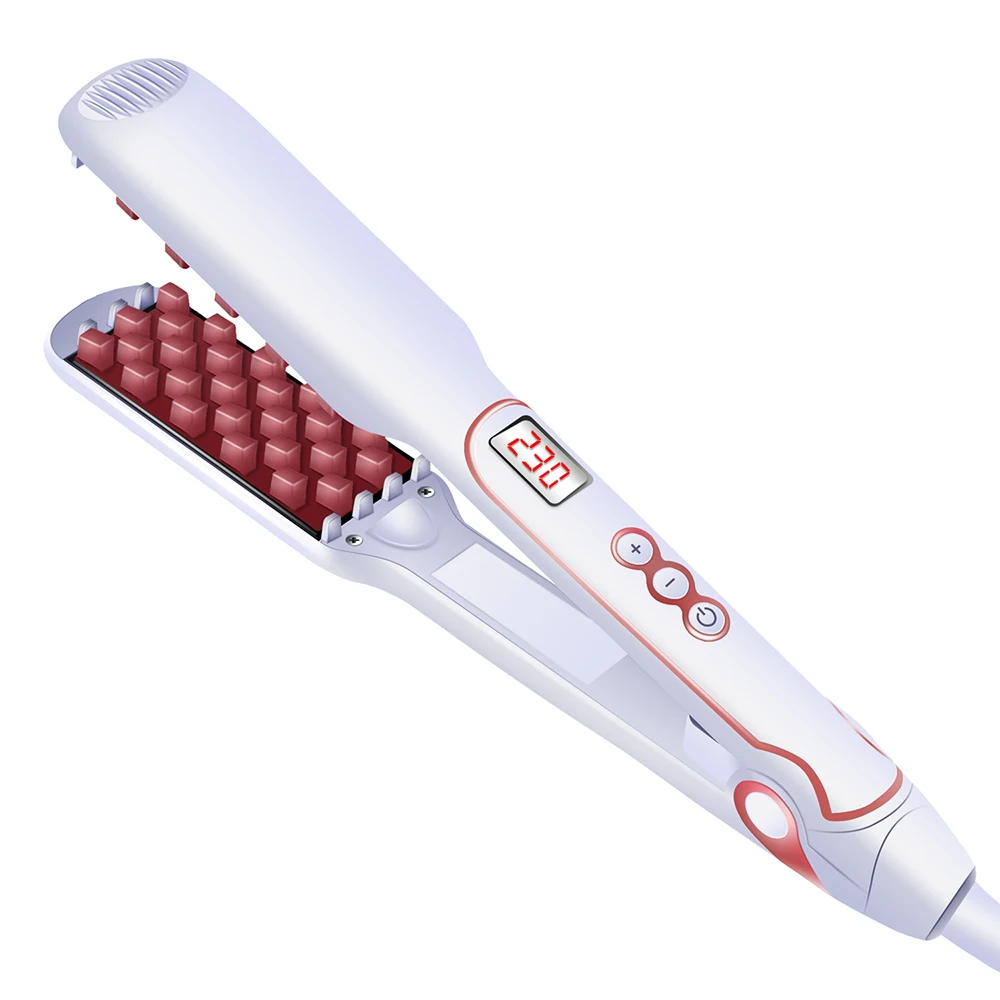 

Hair Volumizing Iron Hair Curler Fast Ceramic Corrugated Curling Irons Volume Curly Iron LCD Screen Hair Wang Curling Irons