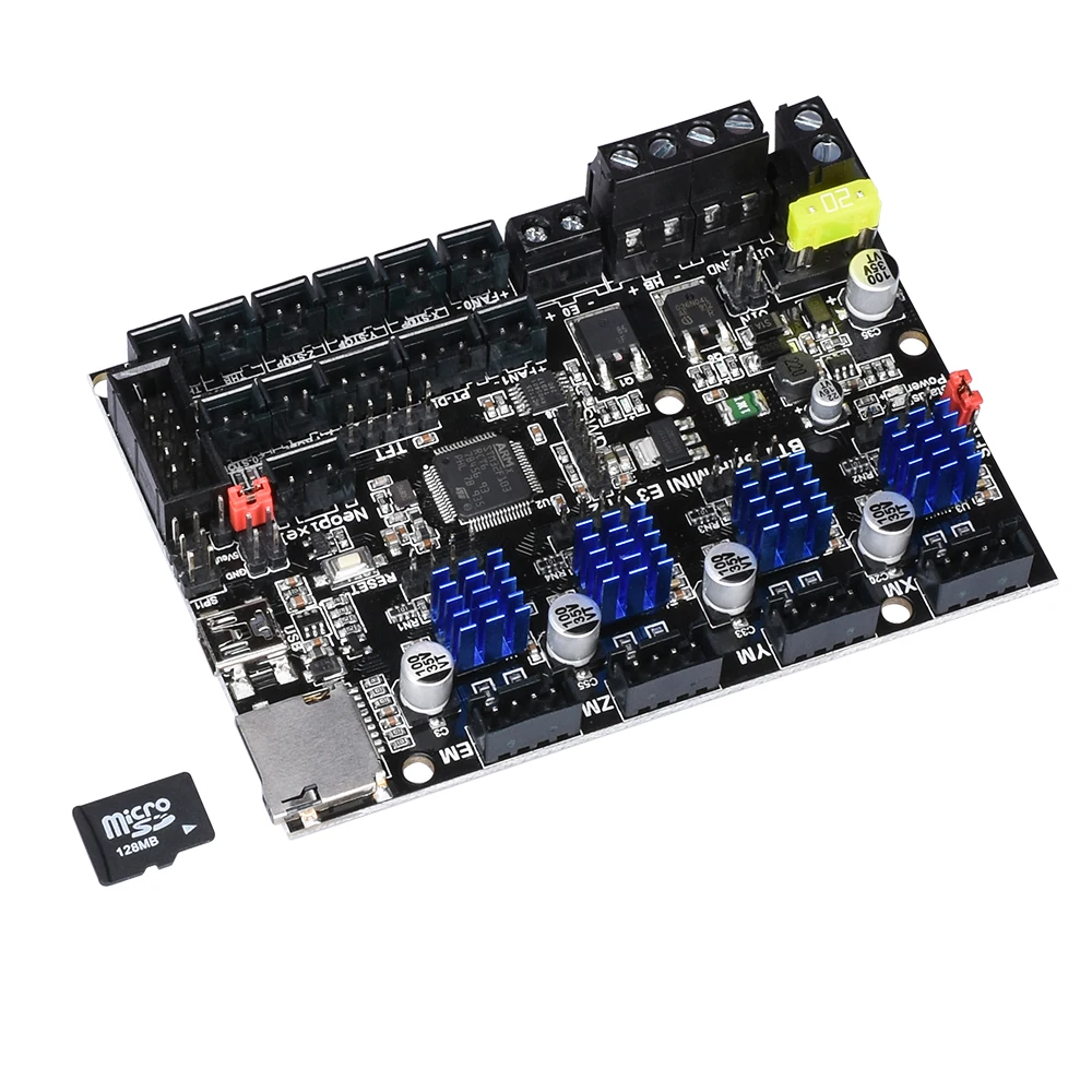 BIGTREETECH SKR MINI E3 V1.2 Motherboard Integrated TMC2209 UART 32Bit for Ender3 3D Printer Control Board RGB Panel VS SKR V1.3