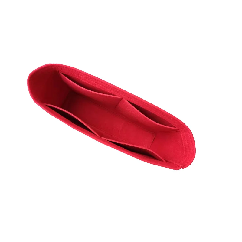 SIMPLE RED LEBOY L Для LEBOY s, m, l сумка-Органайзер из фетровой ткани для макияжа, сумочка-органайзер для путешествий, внутренний кошелек, портативные косметички - Цвет: SIMPLE RED LEBOY L