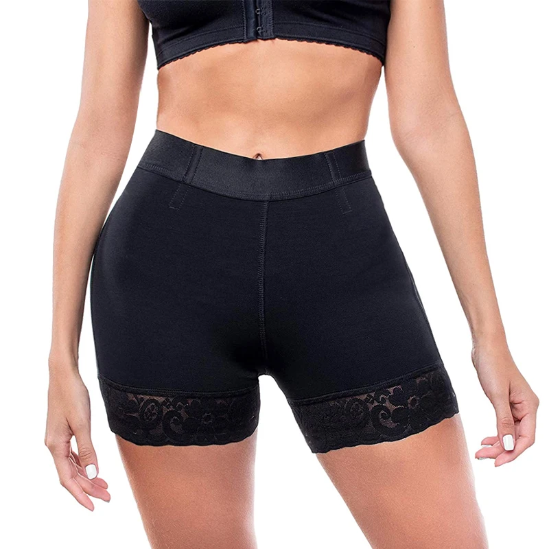 Shapewear para mulher barriga controle fajas colombianas bunda levantador  corpo shaper frente ganchos calzon faja abdômen mujer