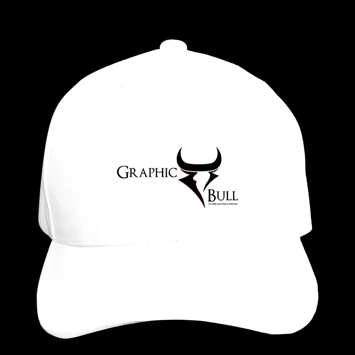 Бейсбол Кепки Графический Bull логотип шляпа с остроконечным Кепки