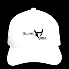 Бейсбол Кепки Графический Bull логотип шляпа с остроконечным Кепки