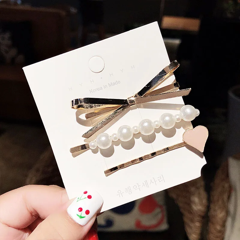 22 Ins/1 комплект, модные элегантные жемчужные шпильки геометрической формы для женщин и девочек, повязка на голову, милые заколки для волос, заколки, женские аксессуары для волос - Цвет: 22
