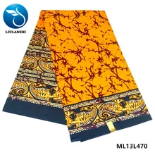 Воск liulanzhi дизайн принты Анкара воск дешевле для вечерние Африканский Воск Печать tissu 6 ярдов полиэстер Анкара ткань ML13L463-479