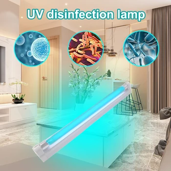 

UVC Germicidal Lamp AC220V 10W T5 T8 UV Tube Light Quartz Ultraviolet lamp UV LED Lamp home and hospitals use