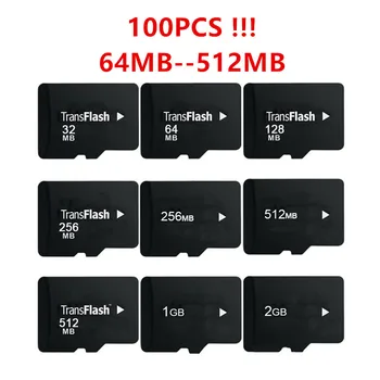 

Small Capacity!!! 100pcs/lot 64mb 128MB 256mb 512mb Micro SD Card TF Card Memory Card For Cell phone