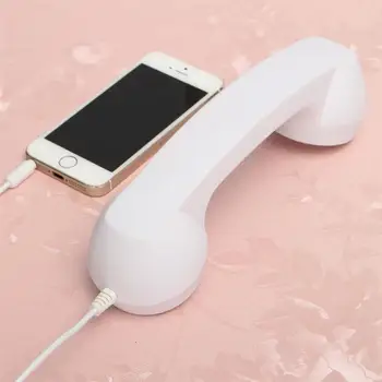 

3.5mm Jack Classic Retro Phone Handset Mini Mic Speaker Phone Call Receiver for Iphone Samsung Huawei