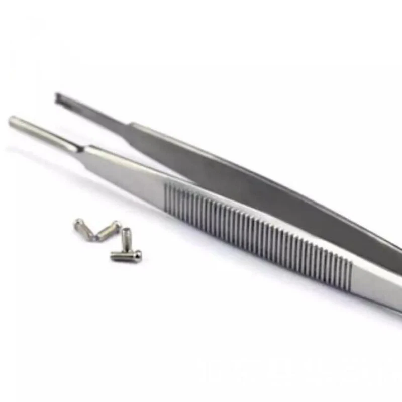 Tweezer Tool Eyeglasses Repair Tweezers Stainless Steel Mini Screws Holder Tweezers Clip Glasses Watch Small Electronics Repair
