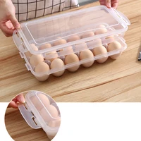 10/18 Grid Egg Storage Box Egg Tray with Lid Kitchen Refrigerator Egg Box Egg Drop Rack Egg Storage Boxes Fridge Egg Organizer 2