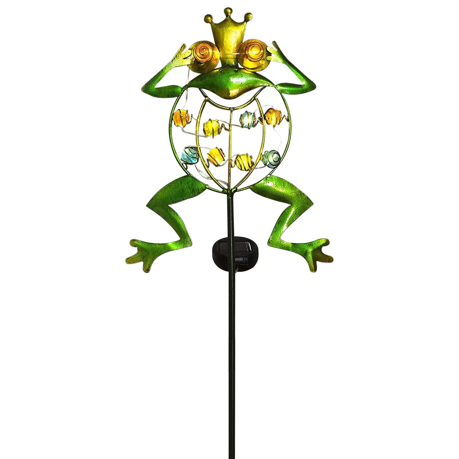 

Frog Solar Light Metal Garden Solar Powered LED Lamp Outdoor Solar Light Solar Lamp Solar Garden Light Lawn Light Yard Ornaments