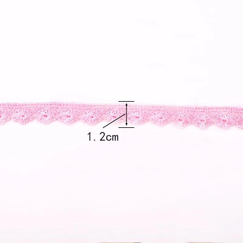 2yards Color Small plum blossom Embroidery Hollow Lace Ribbon Dress Garment Fabric Lace Ribbon DIY Manual Sewing Crafts Lace Ribbon