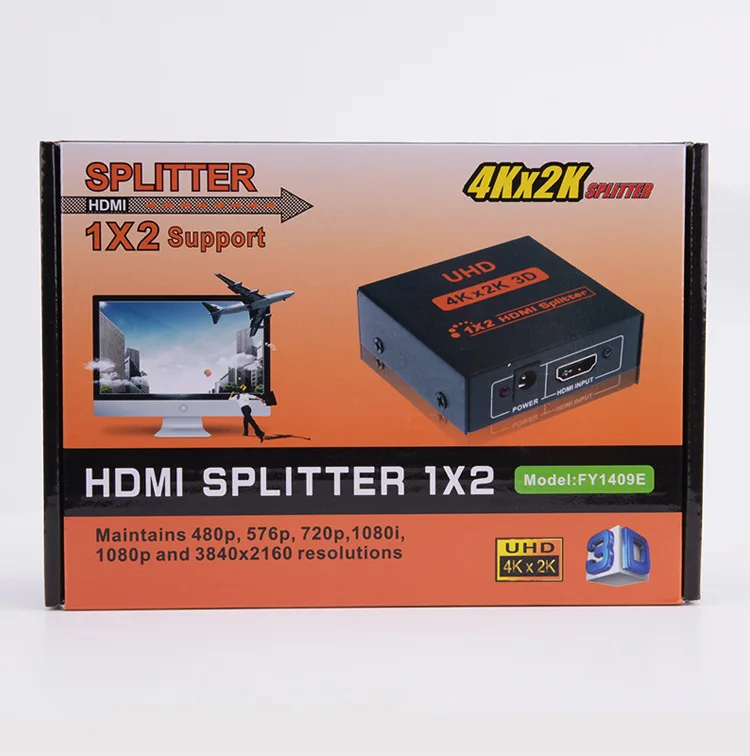 Прямая с фабрики HDMI Сплит тер одна точка два 4 к* 2 к же экран сплит тер HDMI1 Сплит 2