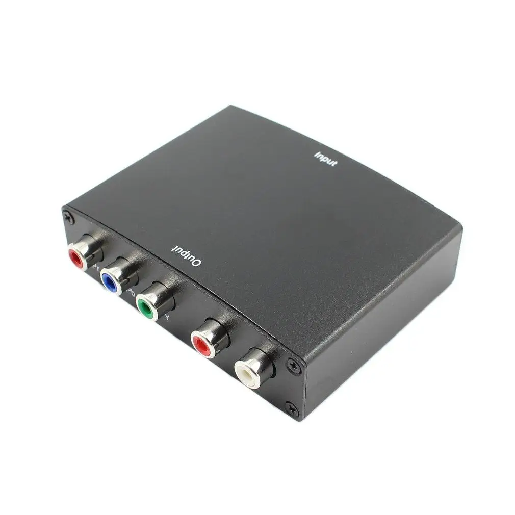 HDMI RGB компонент конвертер YPbPr R/L аудио адаптер Поддержка HDCP1.2 LN