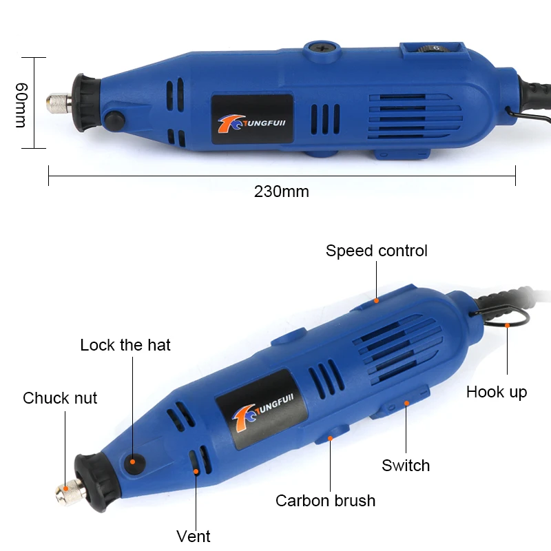 110 В/220 В сверлильный шлифовальный станок набор инструментов для Dremel 3000 4000 ручной мини-сверлильный станок сверлильный Полировочный электроинструмент