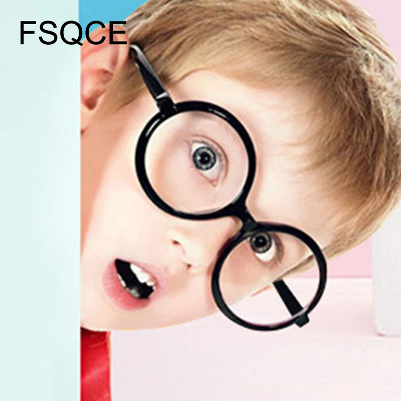 Nowy tanie okulary gorący okrągły dzieci ramki okularów Unisex