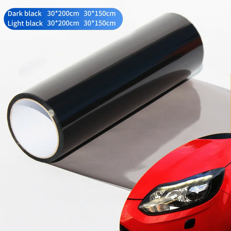 

Black Car Lamp Film Auto Light Headlight Taillight Film Sticker Easy Stick Car Decoration Exterior Accessories
