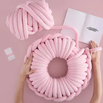 

250g Thick Yarn Soft Cloth Yarn Hand Knitting Bag Carpet Yarn Material DIY Hand-knitted handbag pet bed handcraft accessory