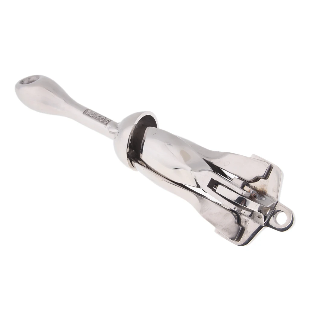 Universal Folding Grapnel Boat Anchors for Kayaks, Canoes, Paddle Boards, (Stainless Stee), (3.3 lb / 1.5 kg)