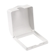 Uxcell всепогодный выход крышка в использовании штепсельная розетка протектор для внутреннего использования s 116x126x48 мм белый