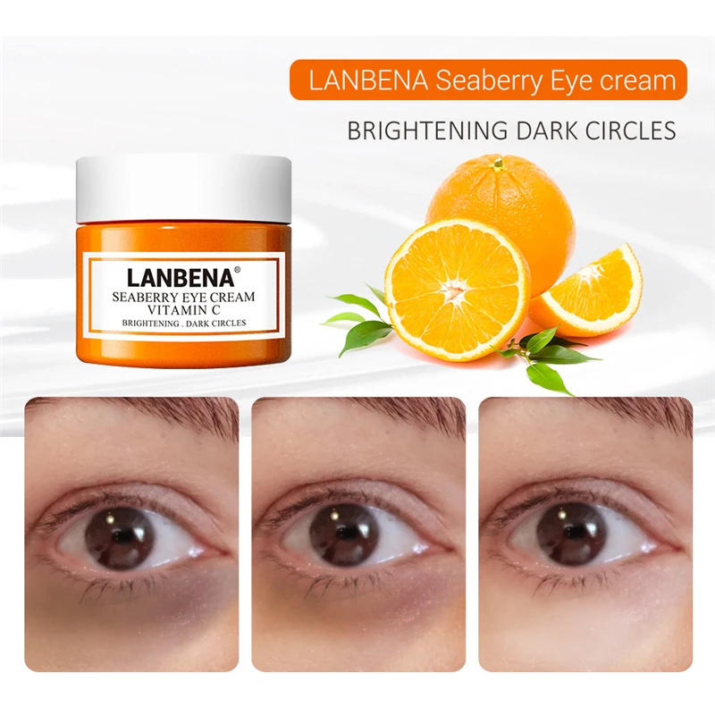 

LANBENA VC Eye Cream Brightening Fading Dark Circles Bags Eye Lines Anti-Wrinkle Anti Aging Firming Against Puffiness Eye Care