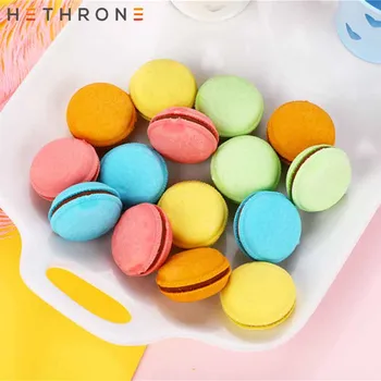 

Hethrone delicious macaron cake Eraser gomas de borrar gustless stationery erasers Gomme kawaii Erasers for kids rubber