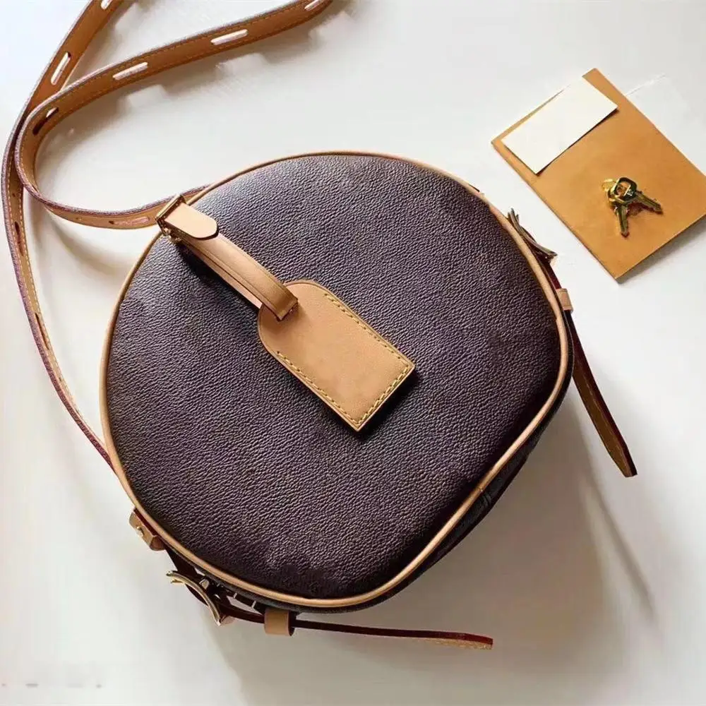 Высококачественная портативная круговая женская кожаная сумка, модная Женская Ручная сумка-мессенджер