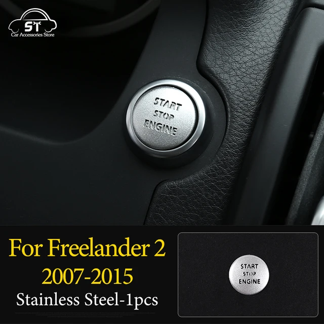 Car Steering Wheel,AC Vent Outlet Knob,Door Handle,Cover Trim,ABS Chrome,For LandRover Freelander 2 2007-2015 Interior Accessory 19