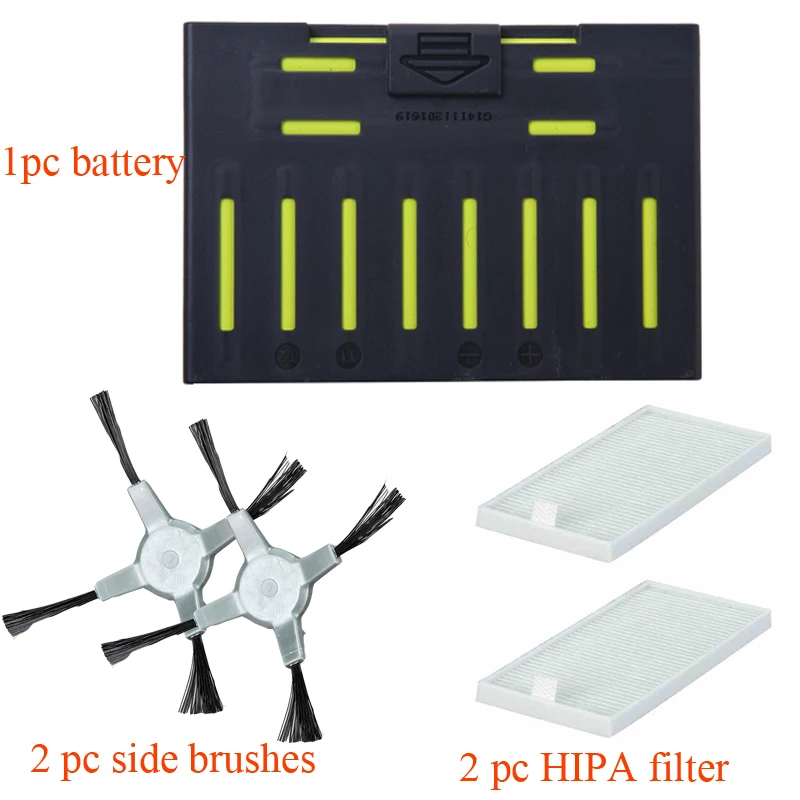 

Боковой фильтр HEPA Cleanmate EASYHOME RAVEN INLIFE EC Аккумулятор для робота-пылесоса QQ5/QQ6