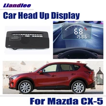 Car HUD Head Up Display For Mazda CX-5 HD Projector Screen Overspeed Alert Alarm Detector