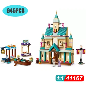 

2019 Friends Series Arendelle Village Lepining blocks Model Toys Christmas Girl Gifts lepining 41167 Friends Castle