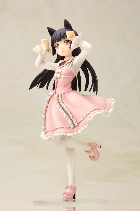 22 см аниме фигурка Милая Сексуальная Розовая кошка Kuroneko милая Лолита Рури Гоку