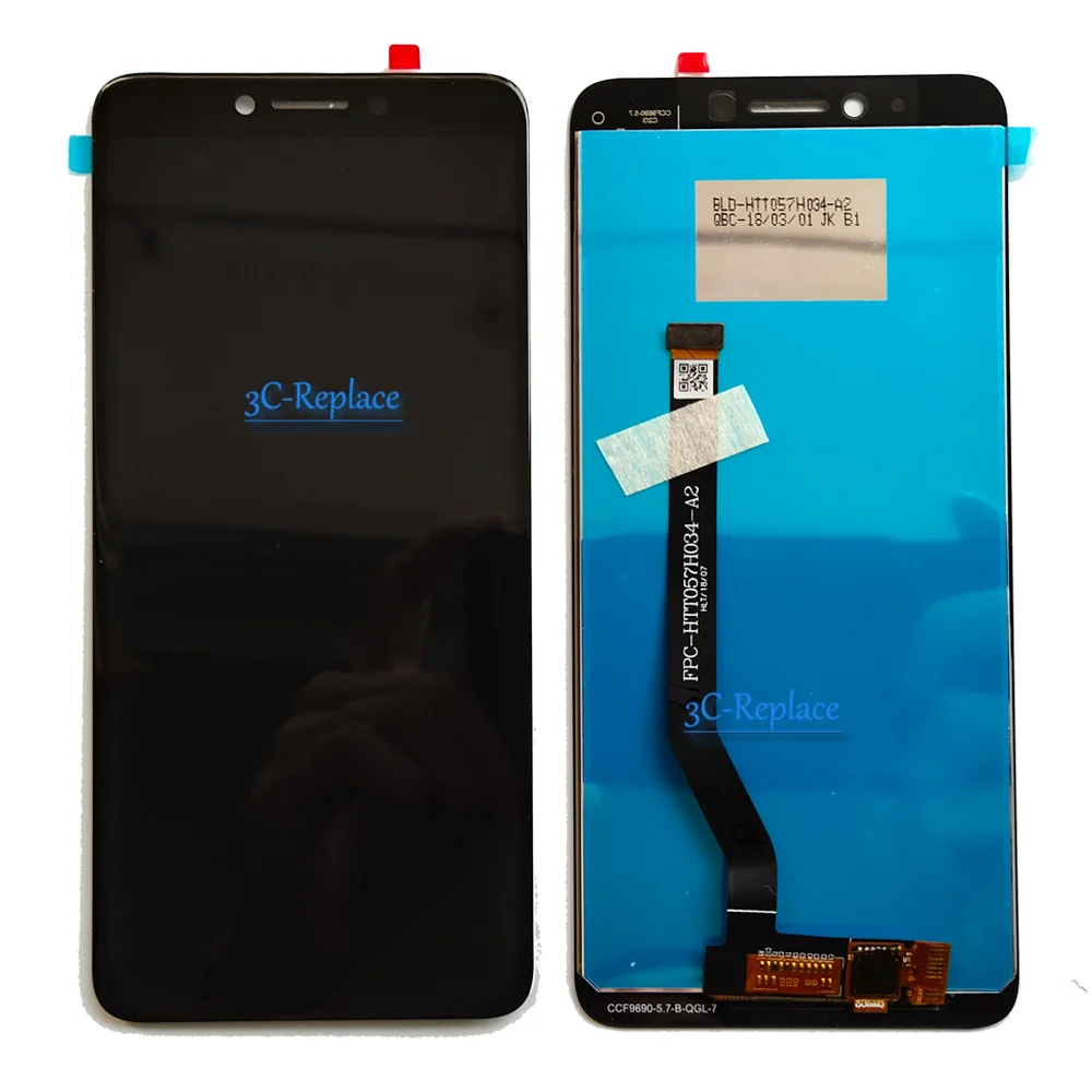 Tested 5.7" Black/Blue For Lenovo K5 K350T k350 T Touch screen Digitizer LCD display Assembly Replacement