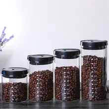 600/800/1000/1200 мл Еда хранения Seal Jar Стекло пищевая бутылка для хранения с крышкой, для хранения пищи может для сервировки Чай Кофе специй 30E