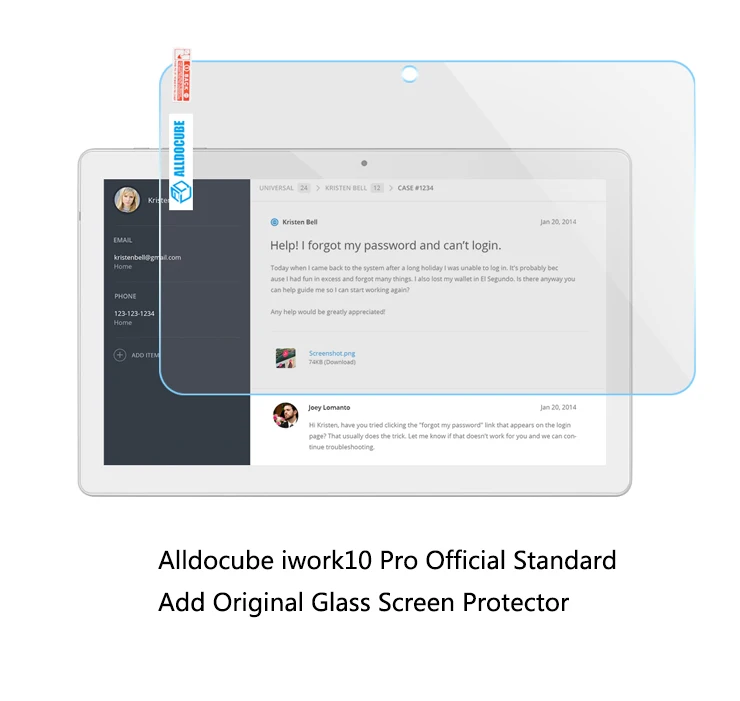 10," ips 1920*1200 ALLDOCUBE iwork10 Pro планшетный ПК Intel Atom X5 Z8330 Win10 Android 5,1 двойной загрузочный четырехъядерный процессор 4 Гб ram 64 Гб Rom - Комплект: Add Screen Protector