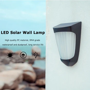 

Long Life Durable Solar Wall Lamp LED Home Energy Saving Outdoor Yard Light Household Outdoor Courtyard Ornament