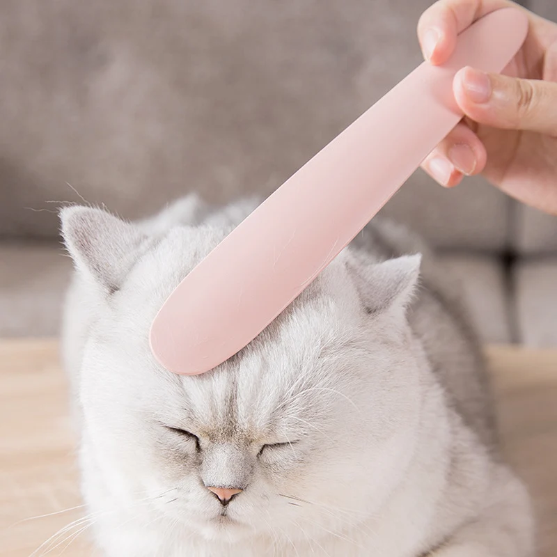 Гребень для кошачьего языка, массажная расческа для ухода за котом, расческа для домашних животных, ежедневный уход за волосами, щетка для ухода за домашними животными