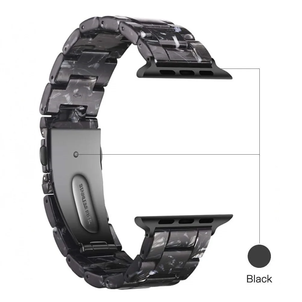 Полимерный ремешок для Apple Watch 42 мм 44 мм браслет для iWatch Watch Series 5 4 3 2 1 браслет Спорт и издание 38 мм 40 м