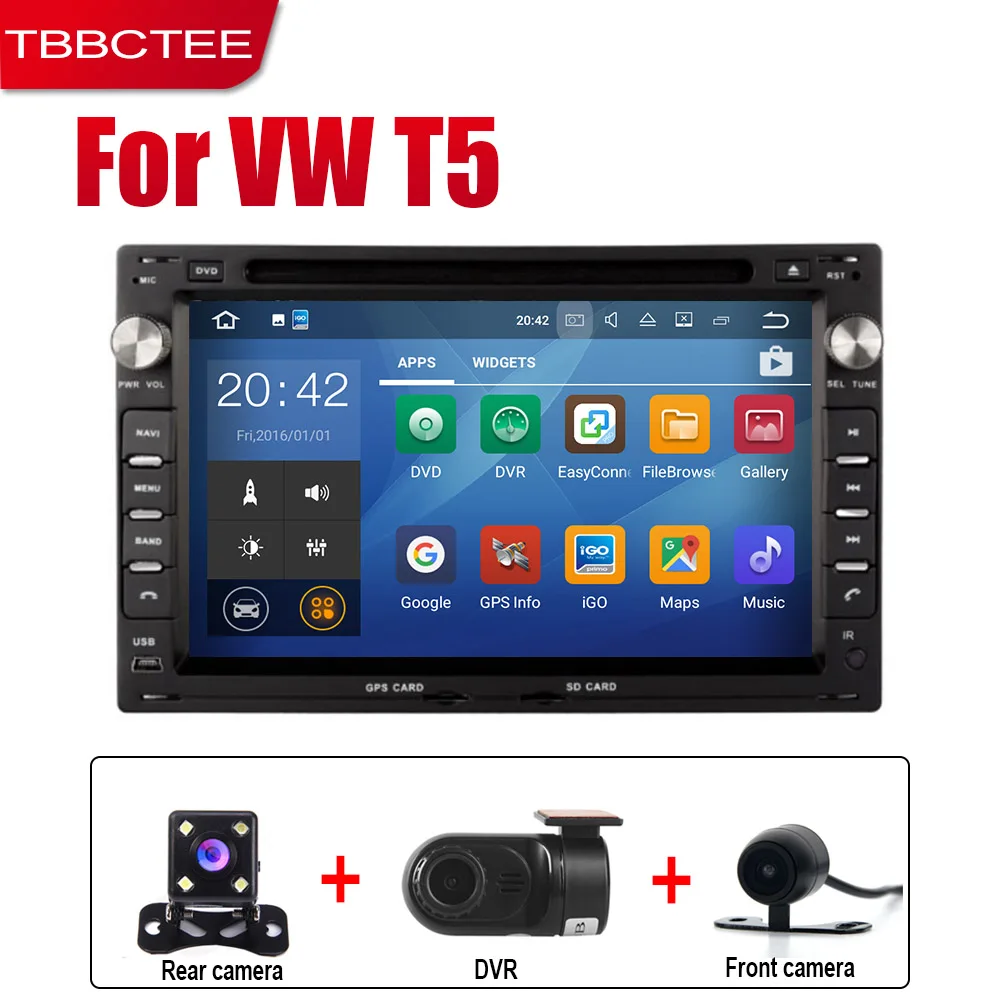 Extre Items TBBCTEE автомобильный dvd-плеер gps навигация для Volkswagen T5 2003~ 2005 автомобильное мультимедиа андроид экран системы радио стерео - Цвет: Extre Items