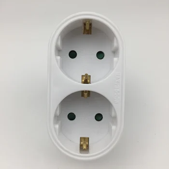 

European Conversion Plug 1 TO 2 1to 3 Way Socket Adapter EU Standard Power Adapter Socket 16A Travel Plugs AC 110~250V