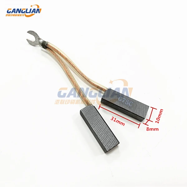 

10 pieces printing machine carbon brush 31X10X8mm