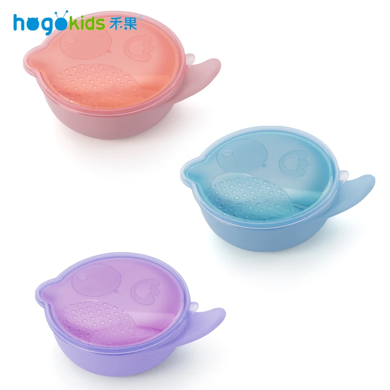Hogokids посуда 3 набора PP Детское блюдо 2 посуда слоями для кормления набор детской посуды детская миска столовая посуда