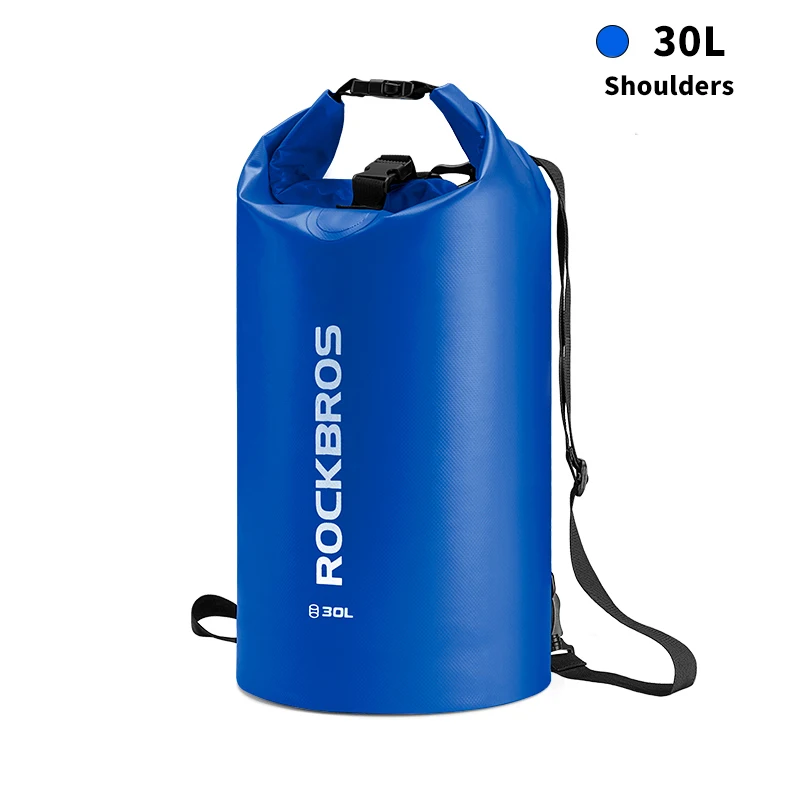 ROCKBROS 40L спортивная сумка для плавания, водостойкий рюкзак из ПВХ, модные сумки для женщин и мужчин, Спортивная уличная походная сумка на плечо, складные сумки - Цвет: 30L