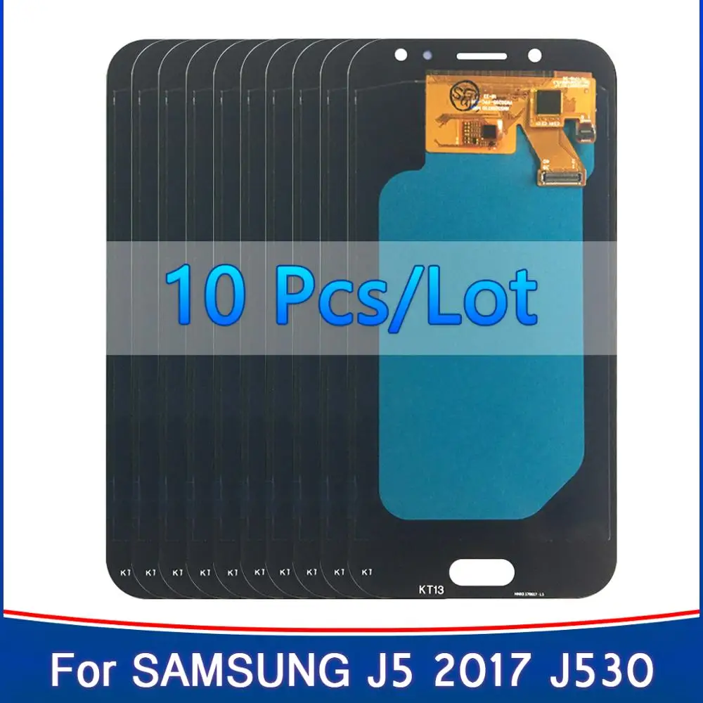 10 шт. супер AMOLED 5 2 ''дисплей Замена для SAMSUNG Galaxy J5 PRO 2017 J530 J530F LCD сенсорный экран