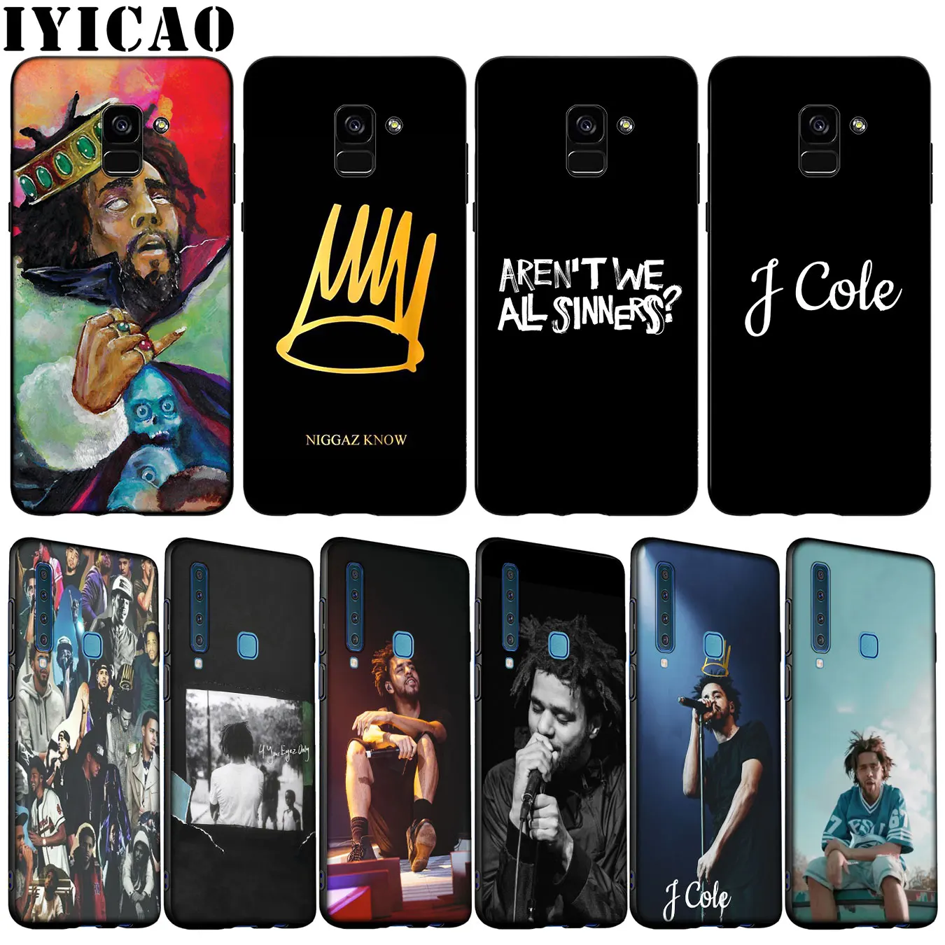 Рэп поп j Cole Мягкий силиконовый чехол для Samsung Galaxy A6 A7 A8 A9 2018 A3 A5 2016 2017 Note 9 8 10 Plus |