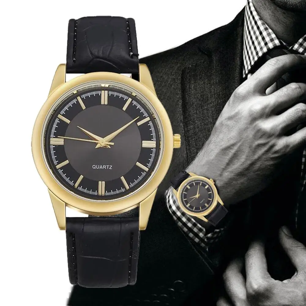 

New Men Watches 2023 Luxury Men's Elegant Quartz Watch Men Business Leather Strap Watch Relogio Masculino Mens Wristwatch Clock