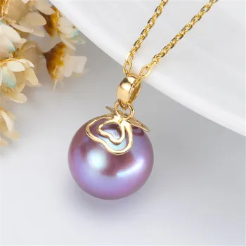 

Retro Hollow Style Metal Yellow gold G18K Tone Bail Connector Pearl Bead Caps Diy Pearl Jewelry Accessories